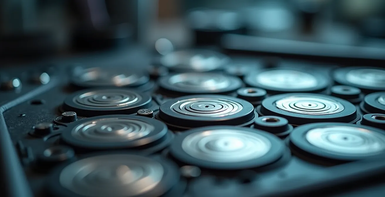 Gros plan sur une batterie de vélo électrique en cours de maintenance professionnelle