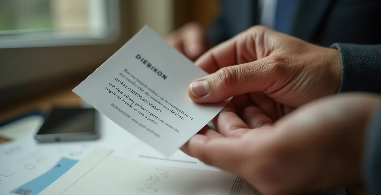 Gros plan sur les mains d'un guide professionnel tenant des documents officiels, symbole de certification et de qualité